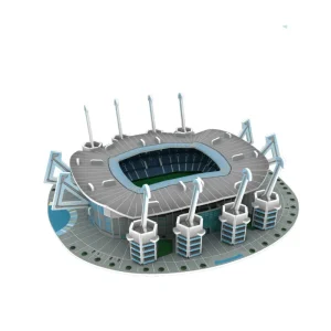 Miniatyr Fotbollsplan 3D Pussel – Realistisk Stadion, Utbildande & Rolig Leksak