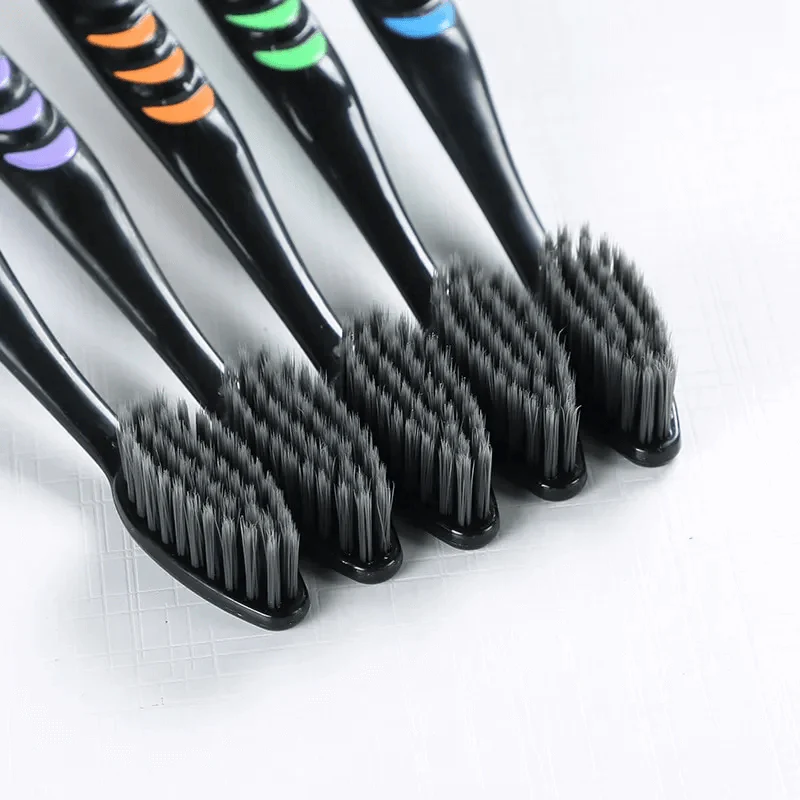 10st Bambu Tandborste med Kol Fiber - Bild 6