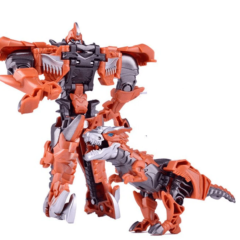 Dynamisk Transformativ Robotbil - Optimus Leksak, 1-stegs Förvandling, Robot & Dinosaurie Actionfigur för Pojkar - Bild 4