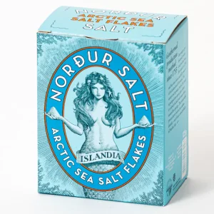 Nordur Isländskt flingsalt 250g pappförpackning